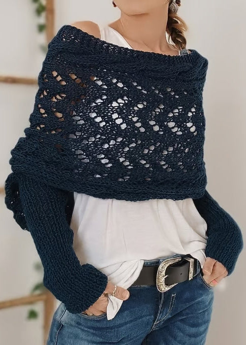 Alyssa - Boho Knitted Wrap