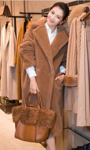 Long Winter Cashmere Winter Coat