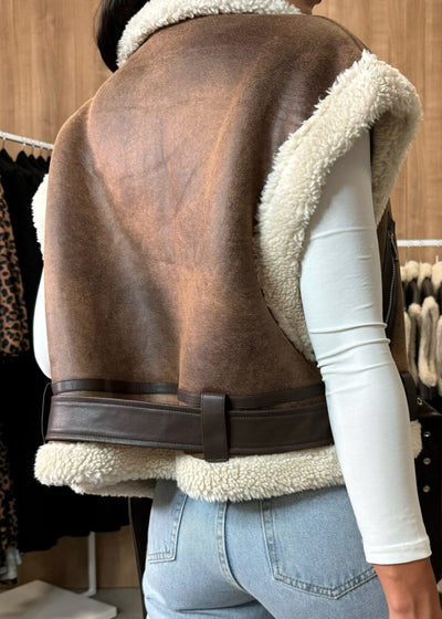 Elze - Trendy Gilet with Warm Fleece Lining