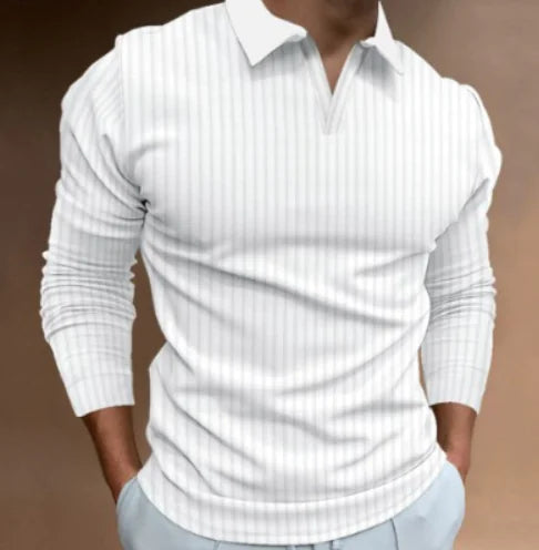 Elegant Men's V-Neck Knit Pullovers