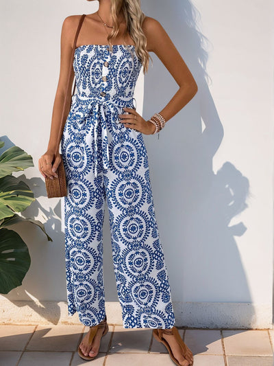 Summer Wide Leg Jumpsuit