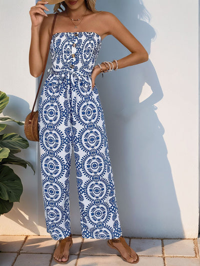 Summer Wide Leg Jumpsuit