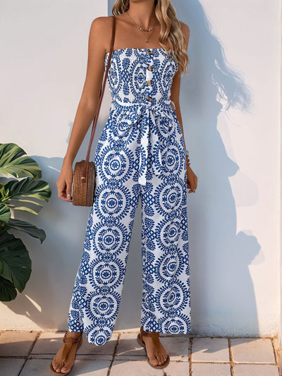 Summer Wide Leg Jumpsuit