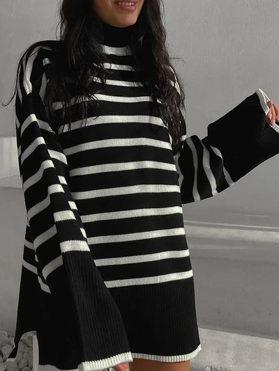 Chic Cozy Stripes Sweater