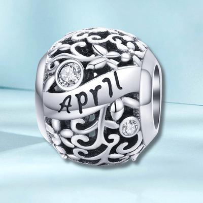 April Birthstone Charm