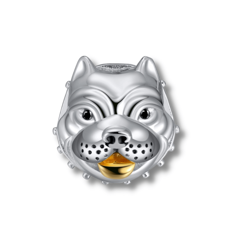 Sterling Silver Bulldog Charm