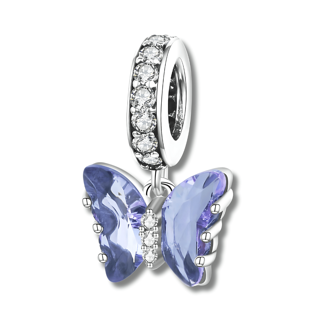 Crystal Butterfly Charm