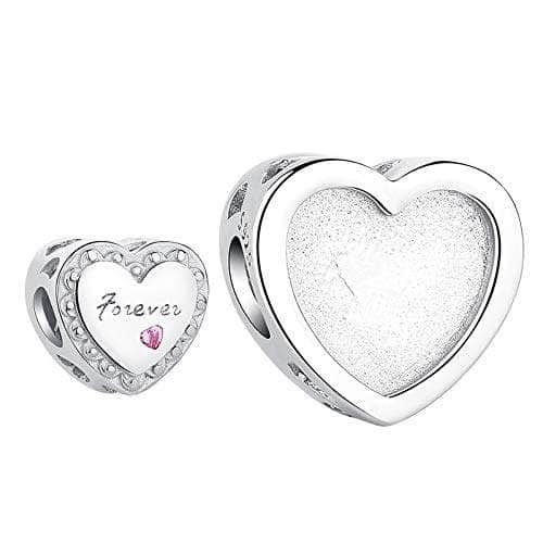 Custom Photo Heart Charm