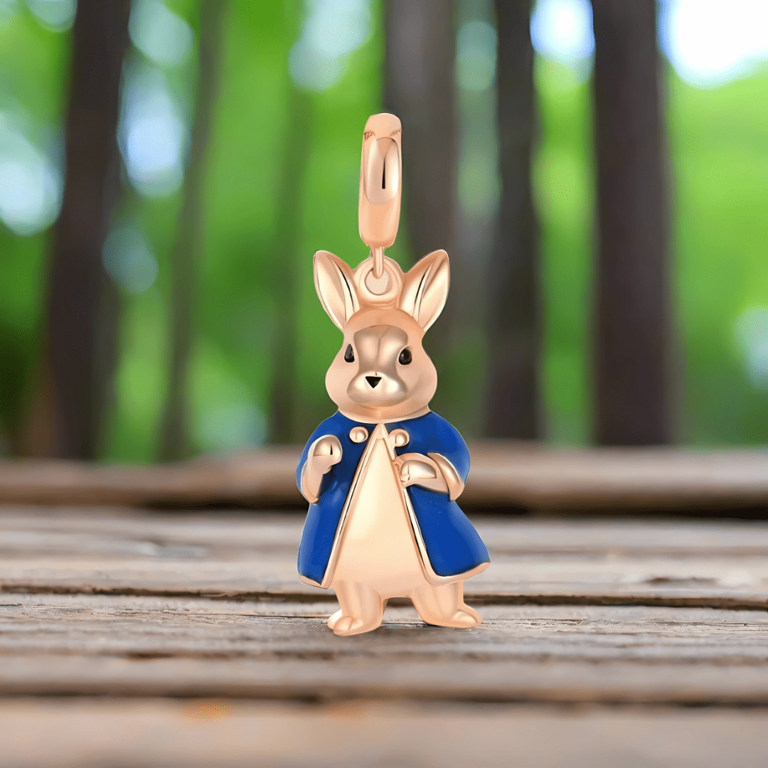 Golden Rabbit Charm