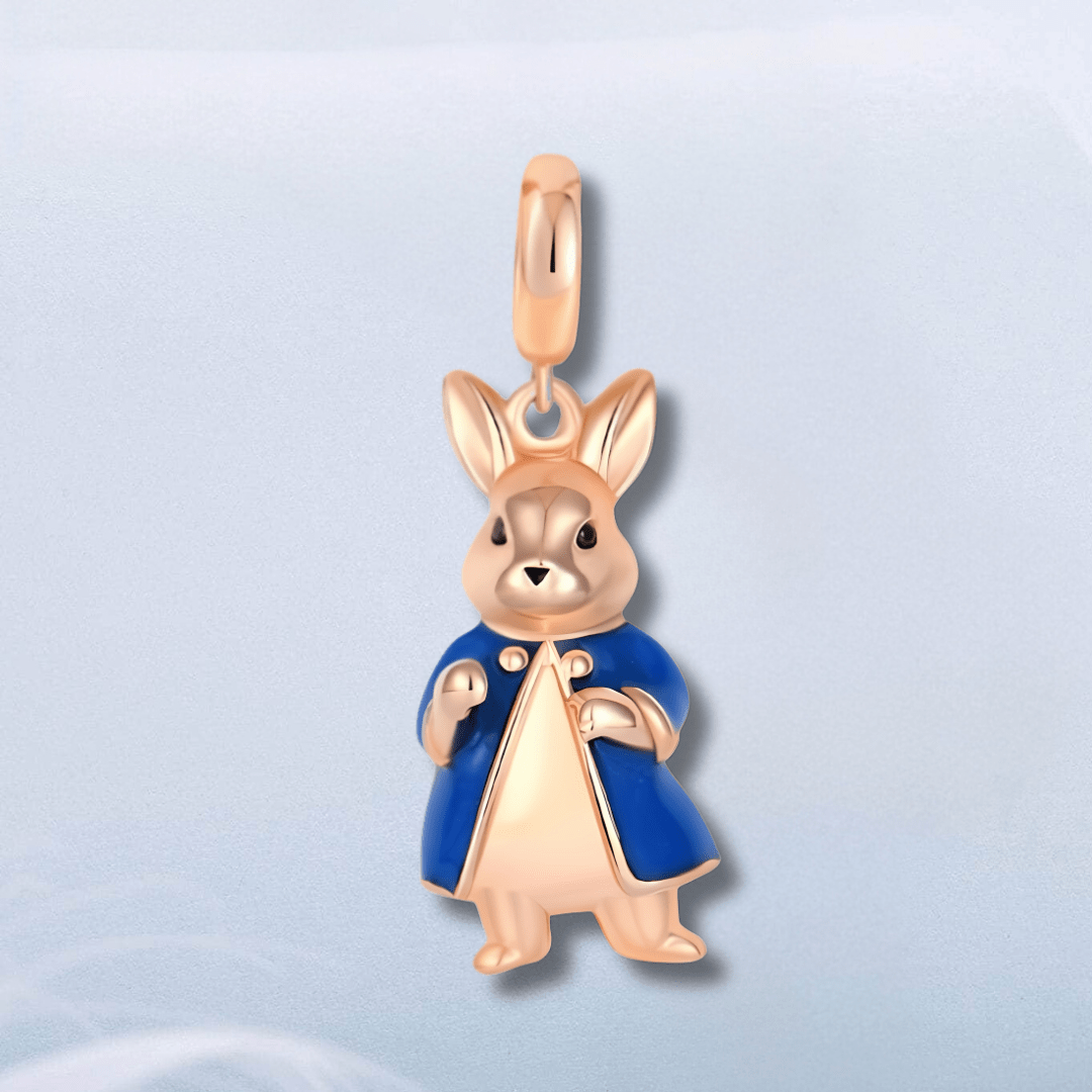 Golden Rabbit Charm