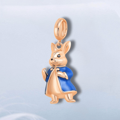 Golden Rabbit Charm