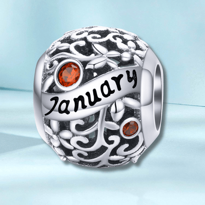 January Birthstone Charm