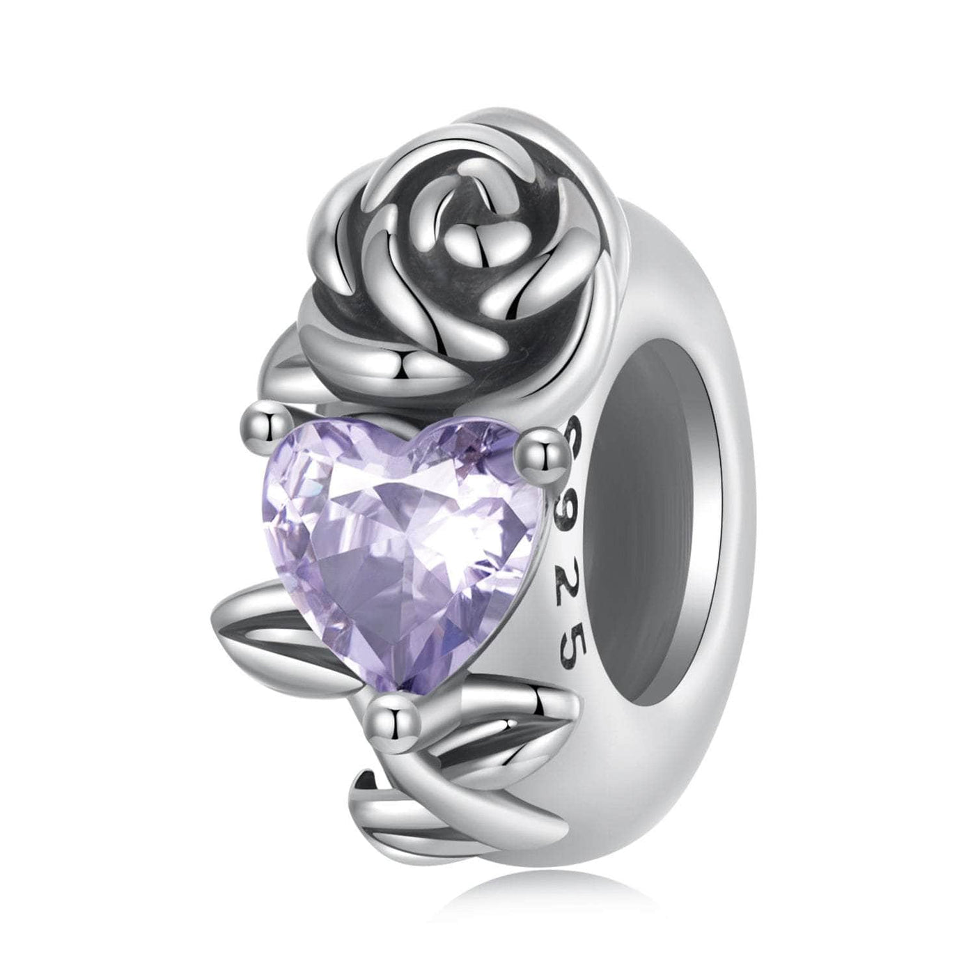 June Birthstone Flower Stopper Charm