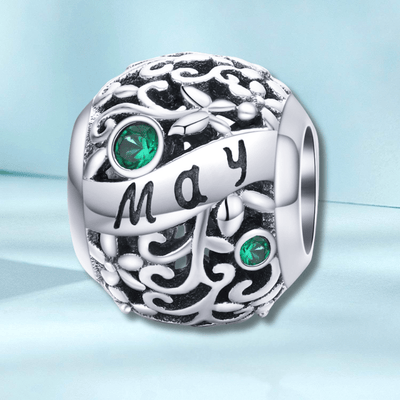 May Birthstone Charm