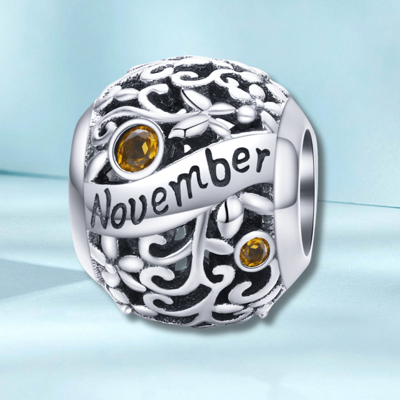 November Birthstone Charm