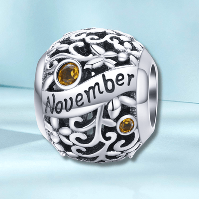 November Birthstone Charm