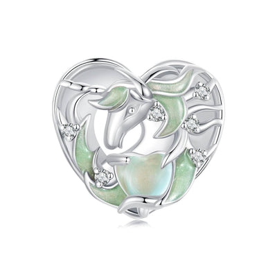 Oasis Heart Charm