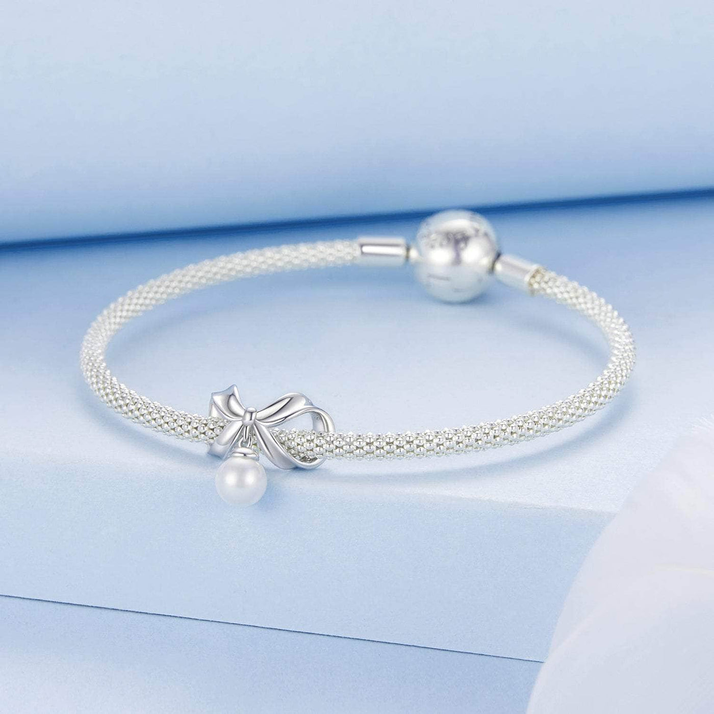 Pearl Bow Charm