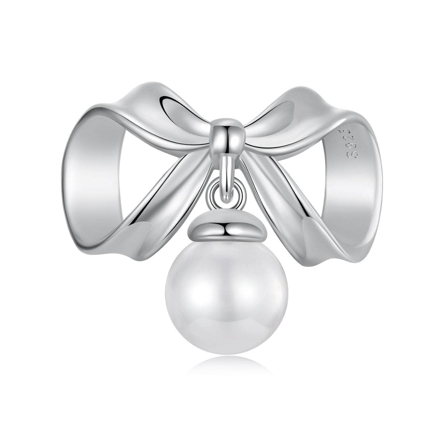 Pearl Bow Charm