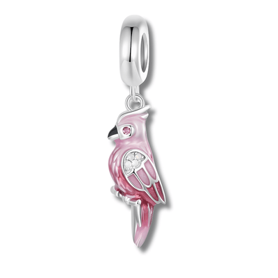 Pink Parrot Charm