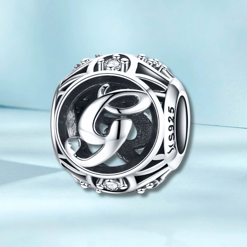 Silver Letter G Charm