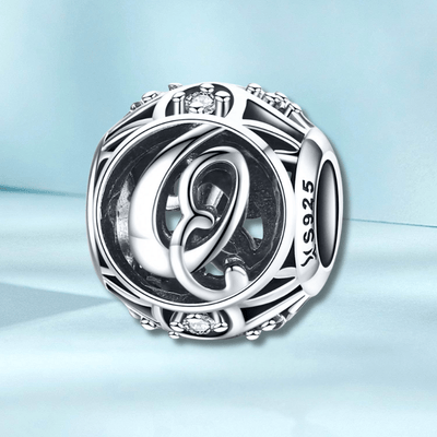 Silver Letter Q Charm