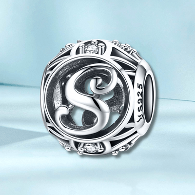 Silver Letter S Charm