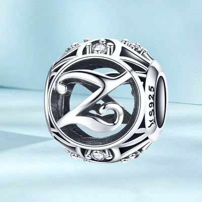 Silver Letter Z Charm