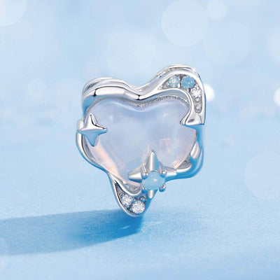 Starry Sky Heart Charm