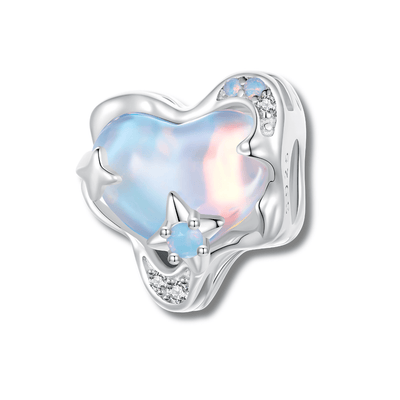 Starry Sky Heart Charm