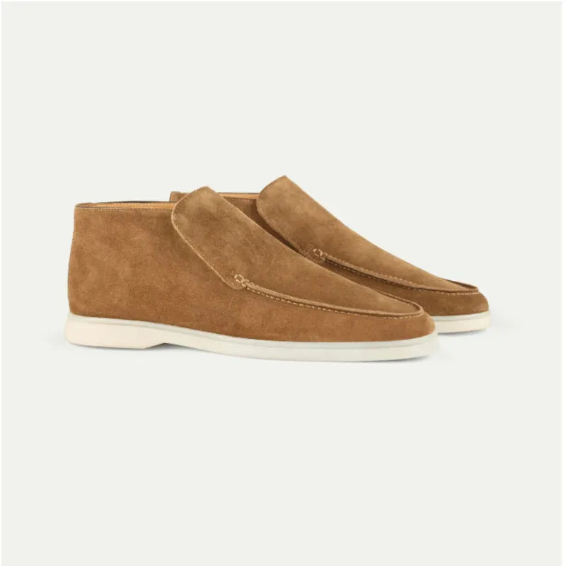 Old Money High Suede Loafers