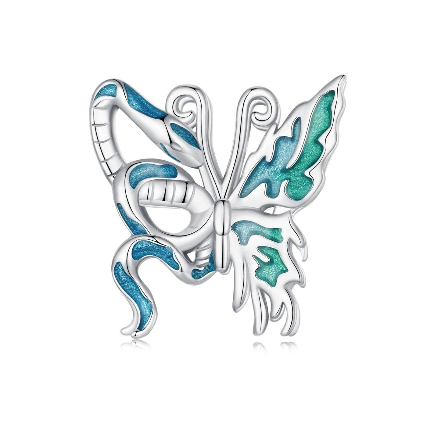 Blue Butterfly Charm