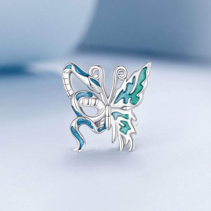 Blue Butterfly Charm