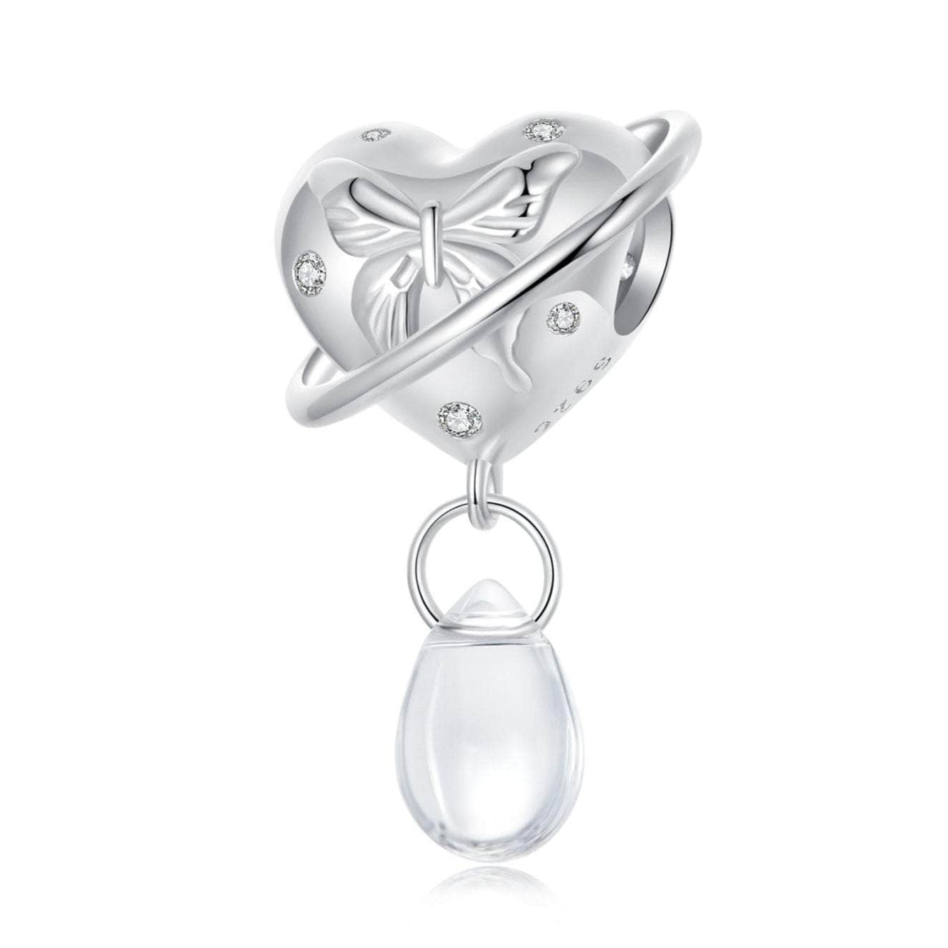 Butterfly Heart Planit Charm