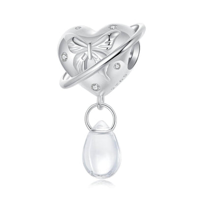 Butterfly Heart Planit Charm