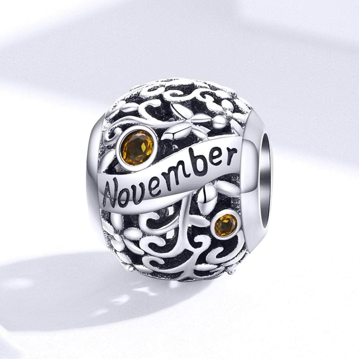 November Birthstone Charm