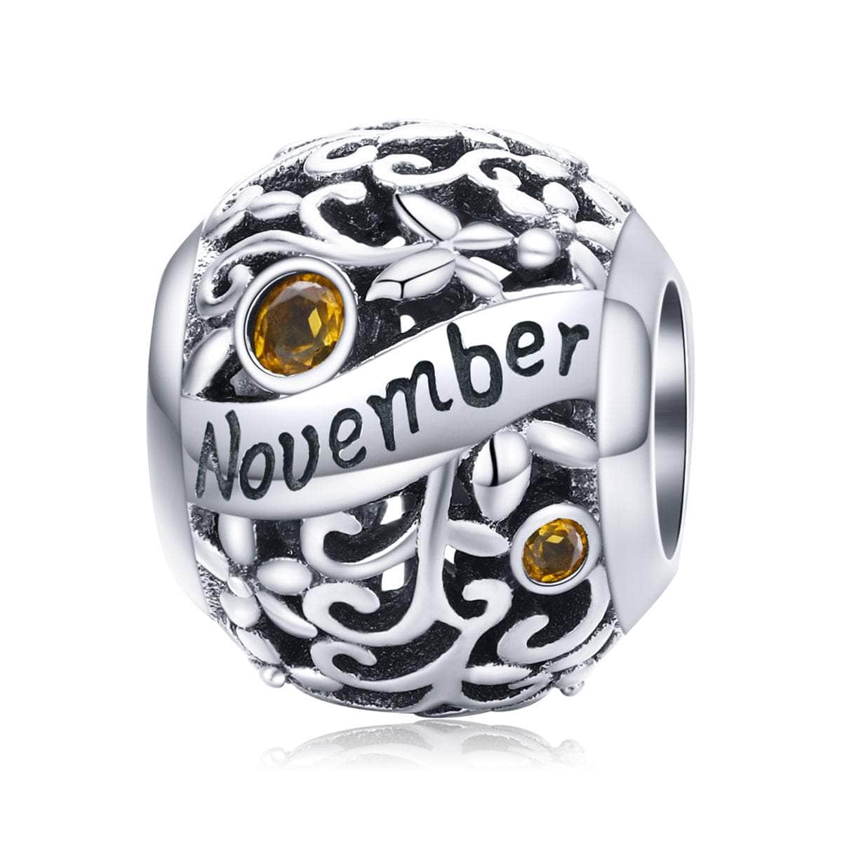 November Birthstone Charm