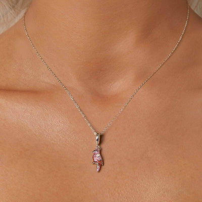 Pink Parrot Charm