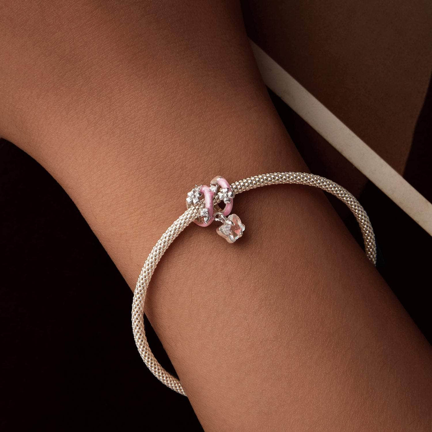 Pink Twist Charm