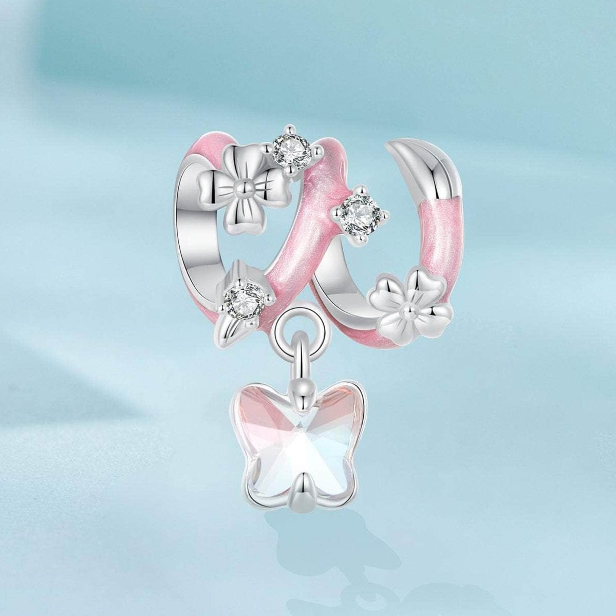 Pink Twist Charm