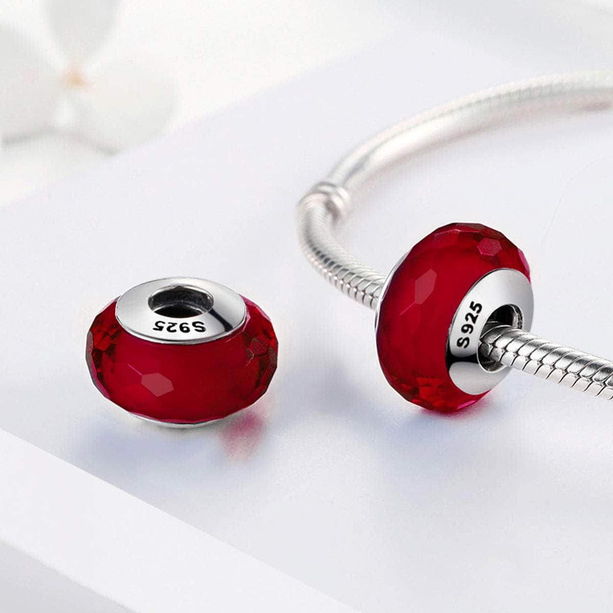 Red Murano Charm