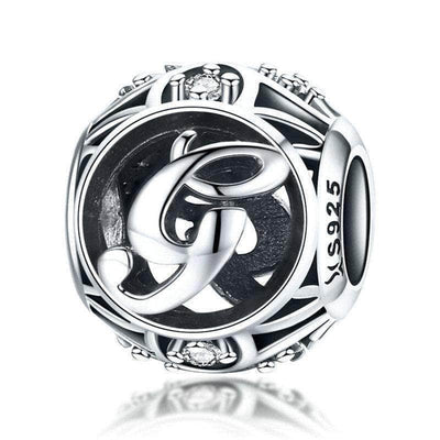 Silver Letter G Charm