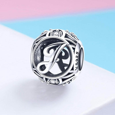 Silver Letter J Charm