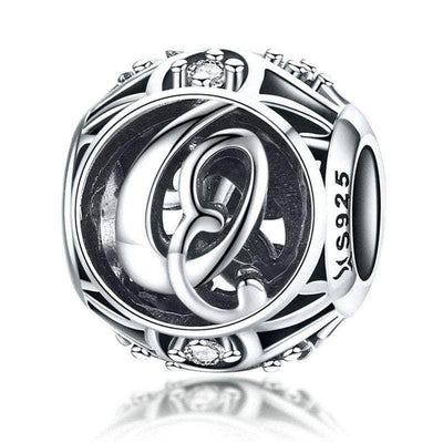 Silver Letter Q Charm