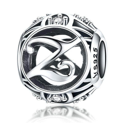 Silver Letter Z Charm