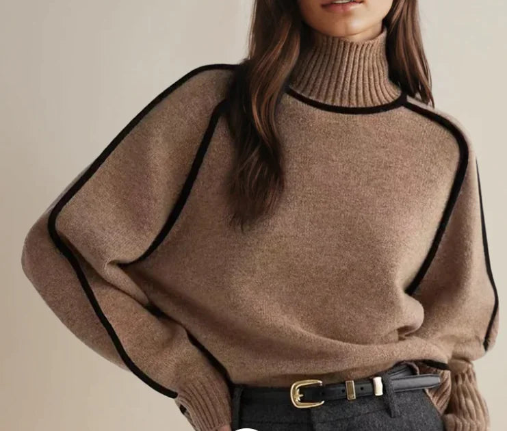 Turtleneck Knit Sweater