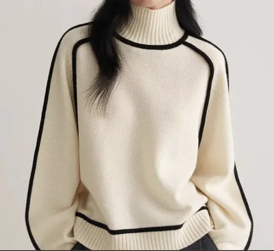 Turtleneck Knit Sweater